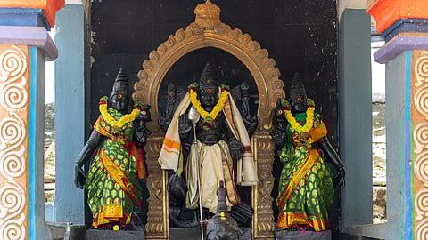 At the 1008 Shiva Temple