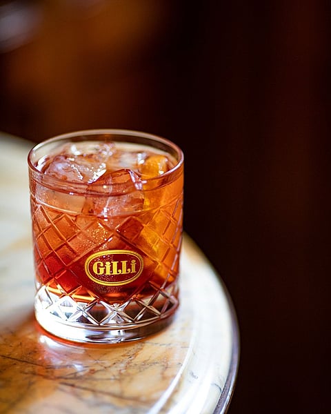 Savour a classic Negroni at Gilli, Florence's venerable café