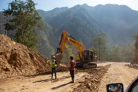 Roads being repaired in Uttarakhand