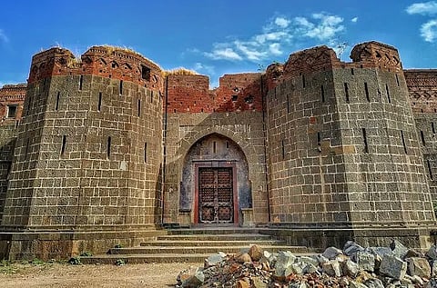 A view of the Sardar Purandare Wada 