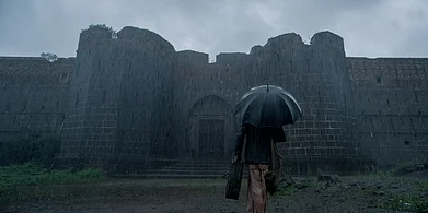 IMDb : A shot from Tumbbad that shows the Tumbbad Fort