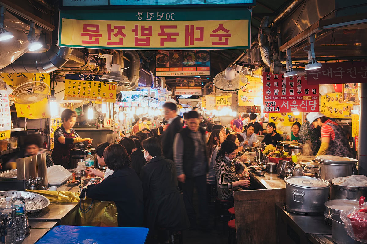 Namdaemun Market Local Street food 