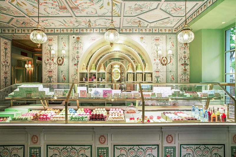The Pâtisserie E. Ladurée, commonly known as Ladurée, is most well-known for its macarons