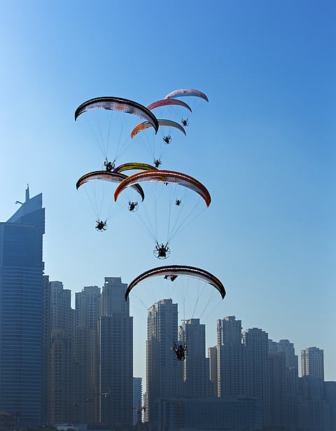 Skydiving in Dubai