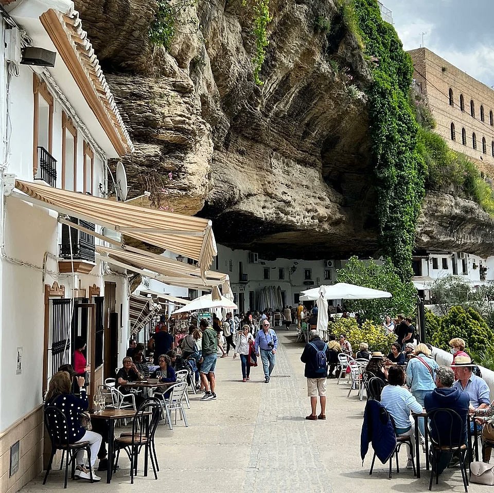 A view of Setenil de las Bodegas, Spain