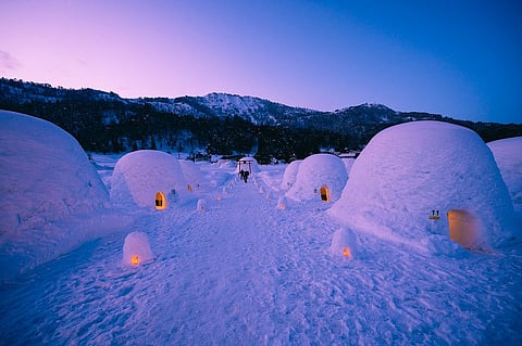 The Kamakura Village Restaurant is open to travellers from late January to late February in Nagano prefecture