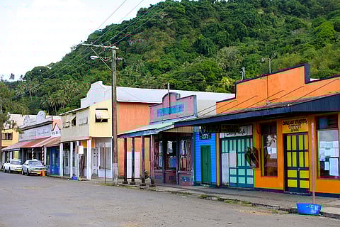The main street in Levuka