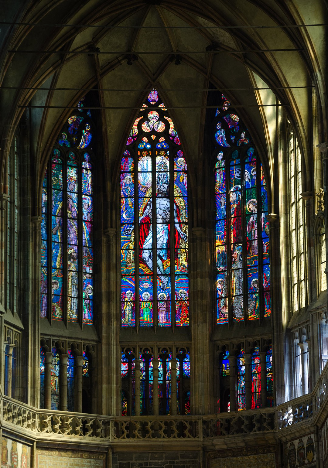 A view of the St. Vitus Cathedral