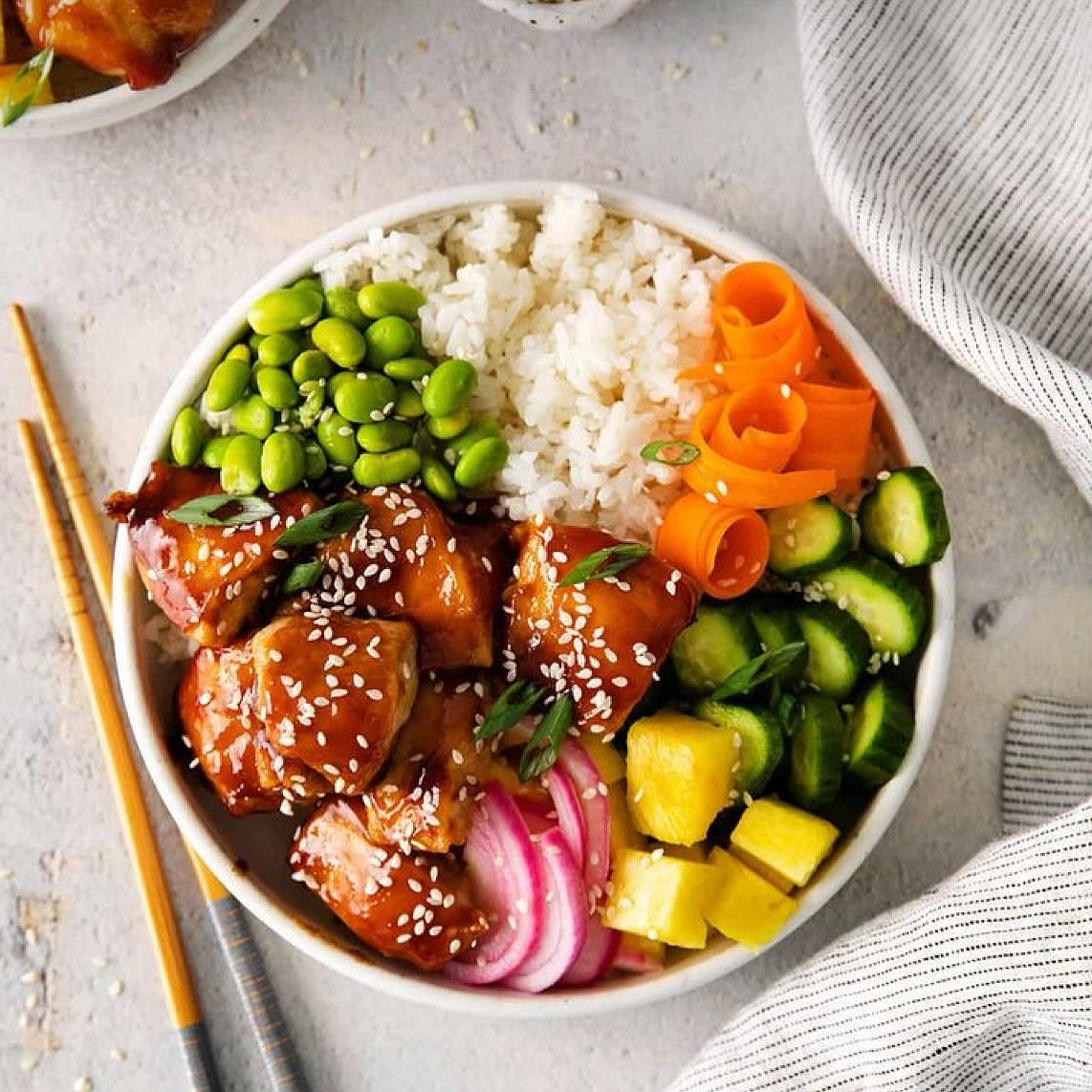 A Thai stir basilic frit at Asian Chalet