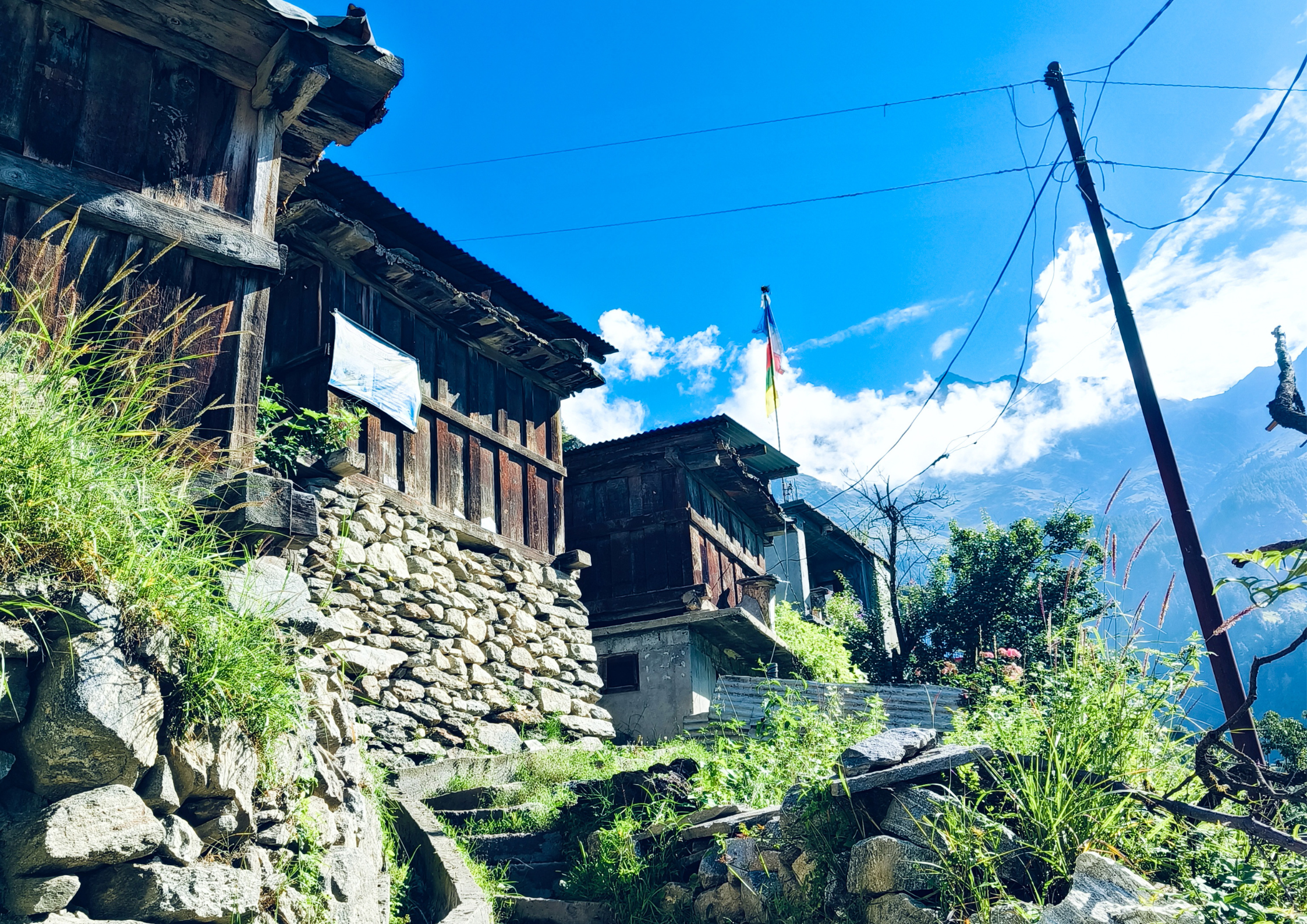 The local houses of Kinnaur