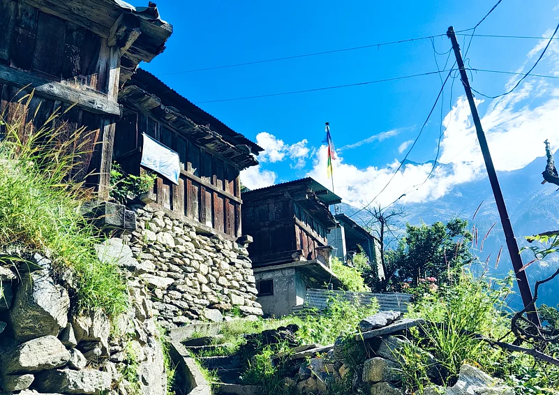 The local houses of Kinnaur