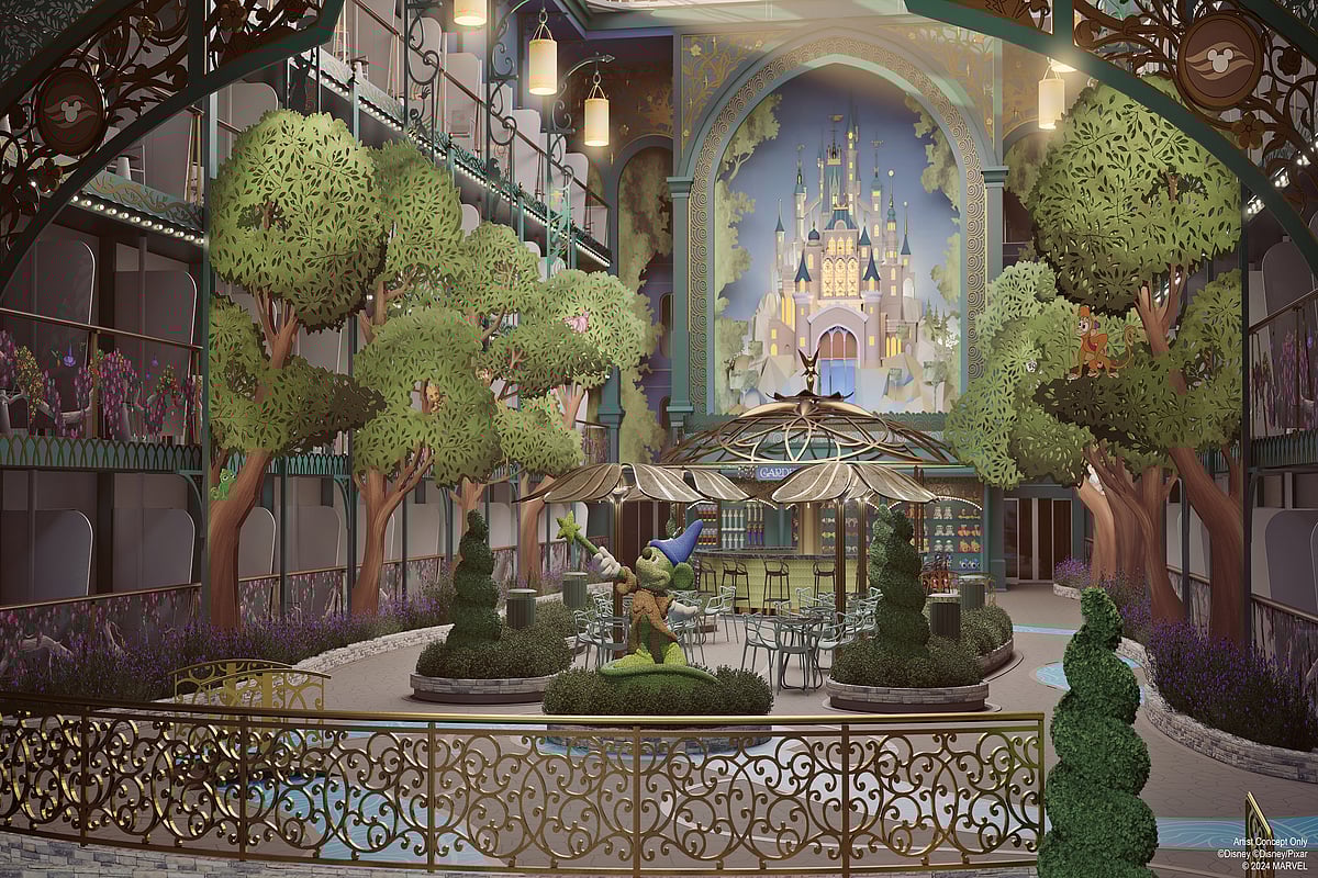 At the Disney Imagination Garden