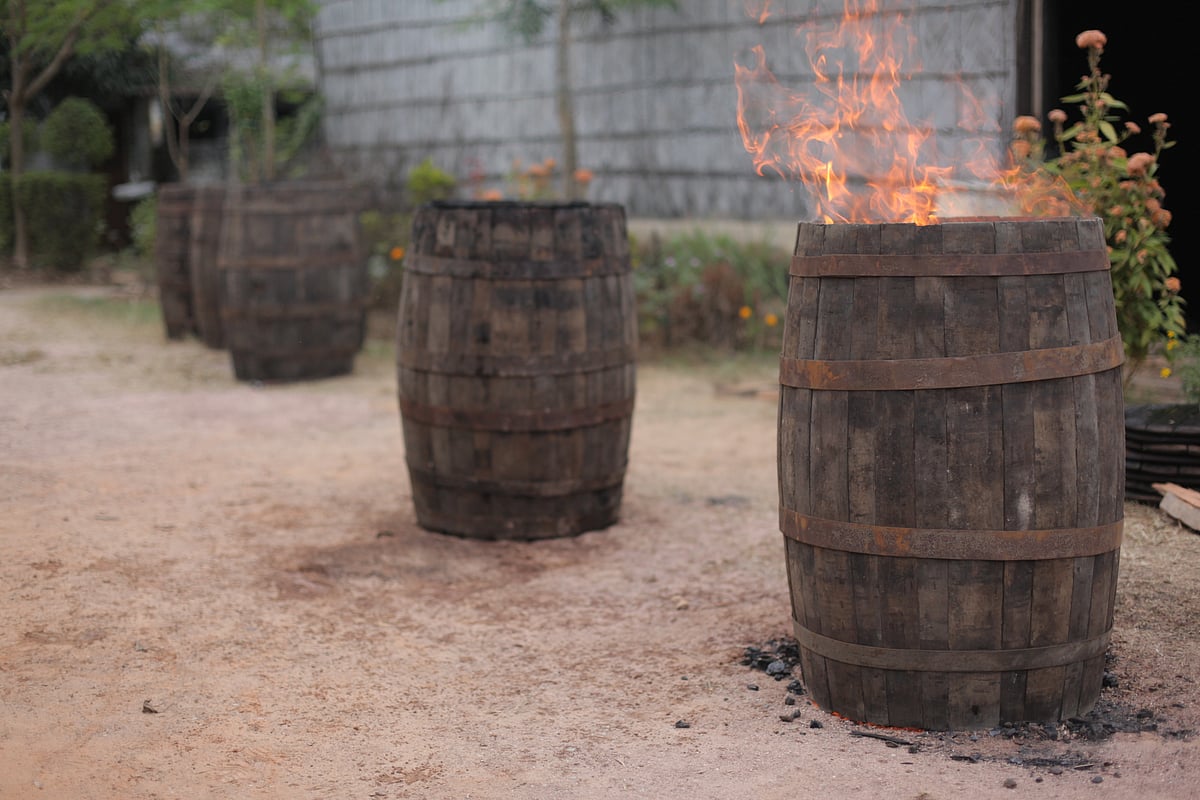 The whiskey is matured in American Oakwood casks and ex-bourbon casks
