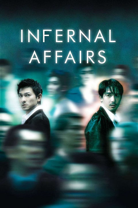 "Infernal Affairs" follows an undercover Hong Kong Police Force officer who infiltrates a triad and another police officer who is secretly a spy for the same organised syndicate