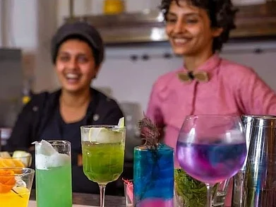 Instagram/mrbartenderandthecrew : Mr Bartender & The Crew is dedicated to empowering the LGBTQ+ community, fostering professional and social acceptance behind the bar