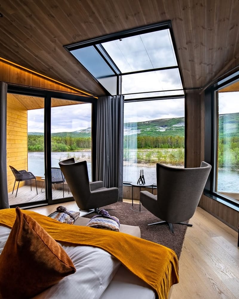 Choose from river rooms and river suites,