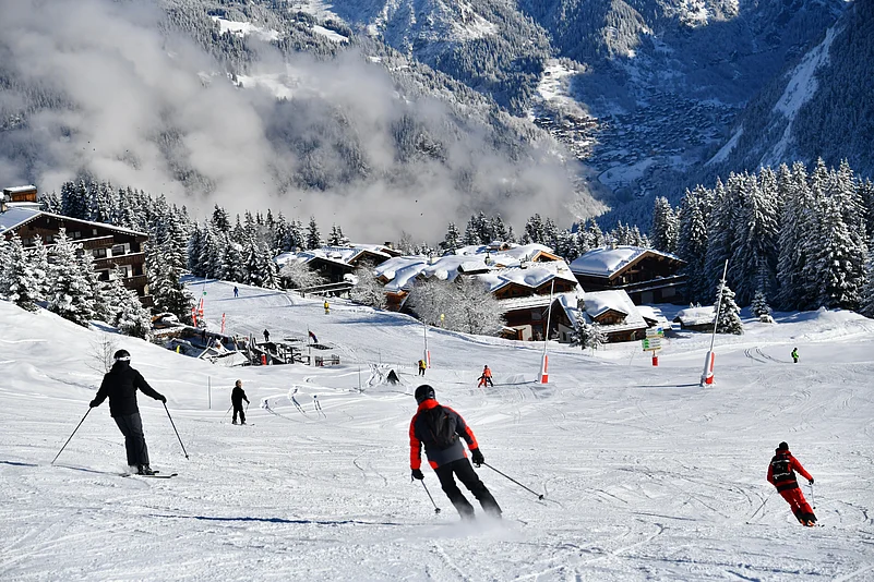 Ski or snowboard down the slopes of Courchevel on your own or learn from one of the many ski schools in the area