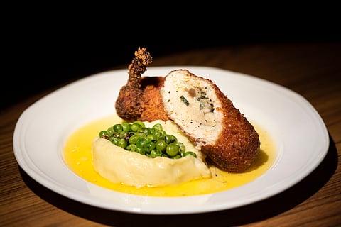 Chicken Ala Kiev at Trincas