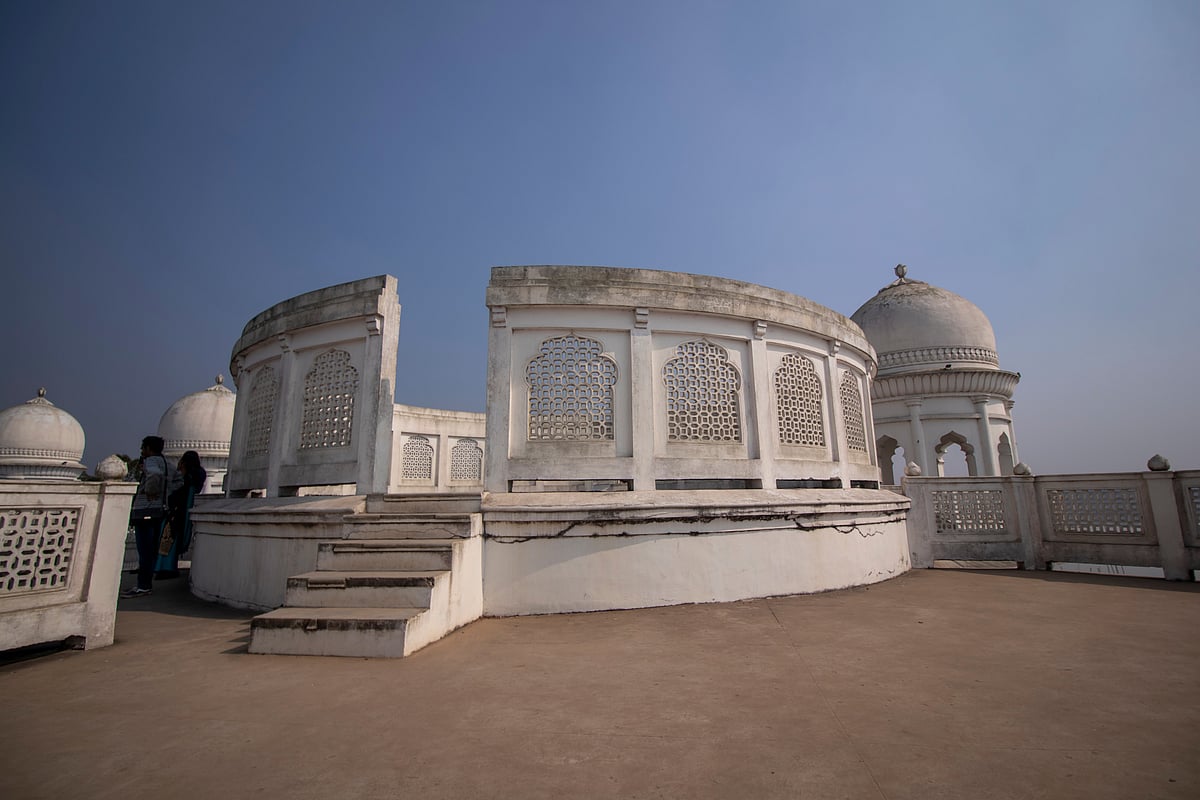 Inside the Neermahal Palace