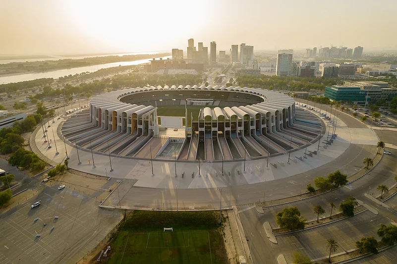 The Zayed Sports City Stadium is the largest stadium in the United Arab Emirates