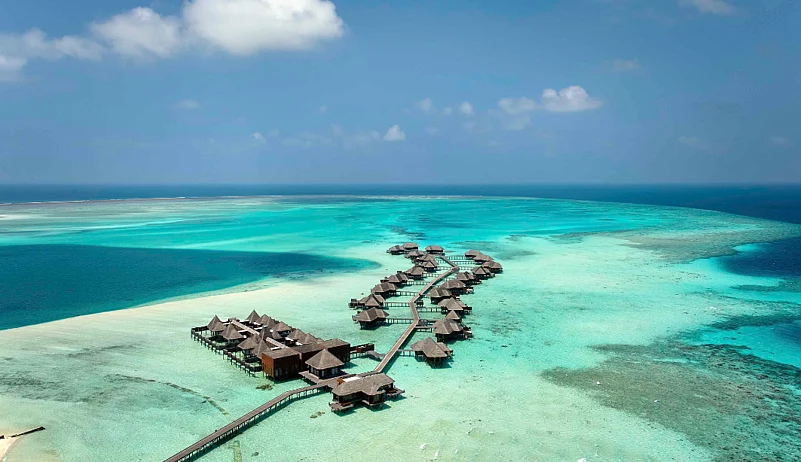 A glimpse of Conrad resort, Maldives