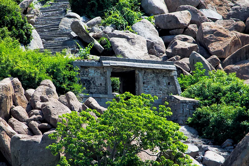 At the Gingee Fort of Tamil Nadu