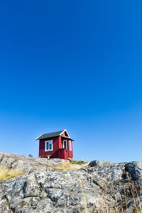 A cottage on Brännö Island
