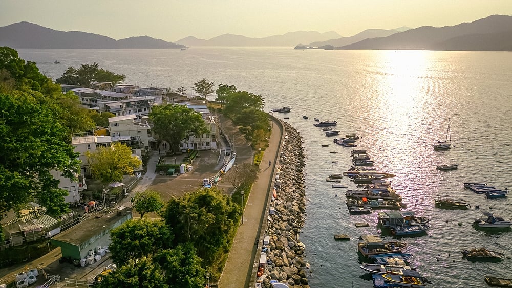 Peng Chau Island in Hong Kong
