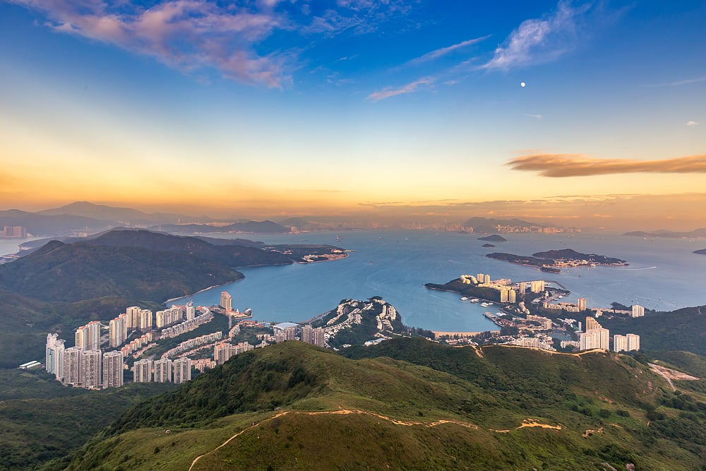 Discovery Bay on Lantau Island in Hong Kong