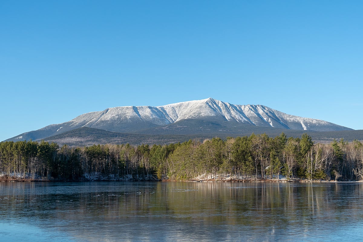 Mount Katahdin is the highest mountain in Maine at 1,605 metres