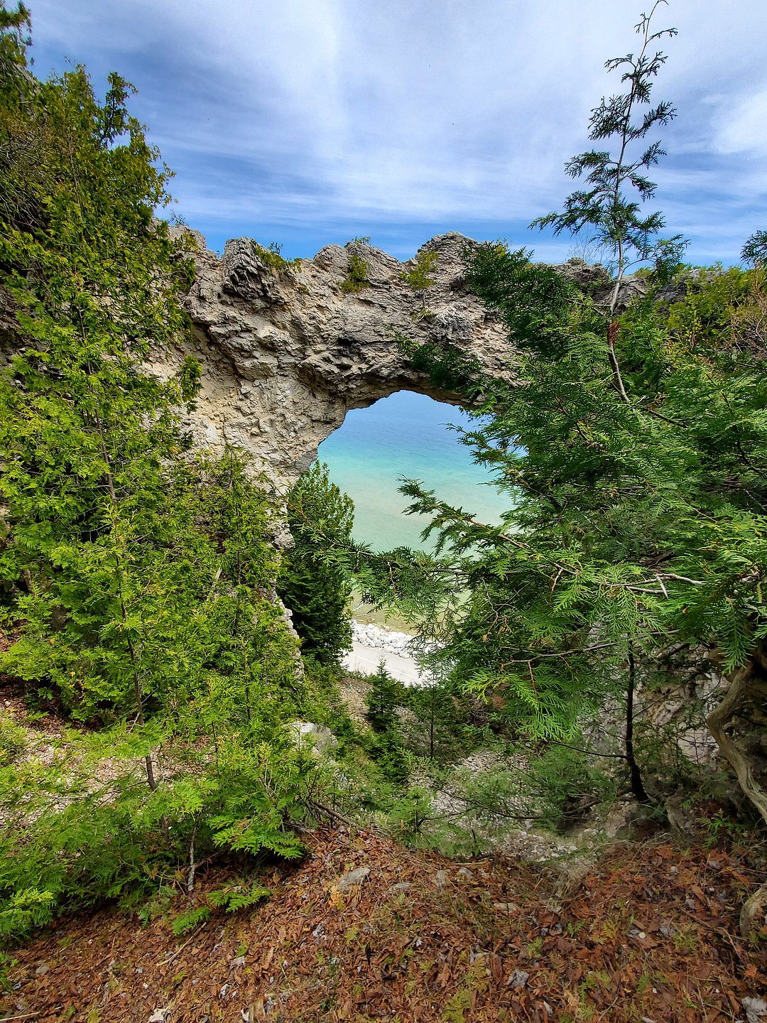 Arch Rock on Mackinac Island