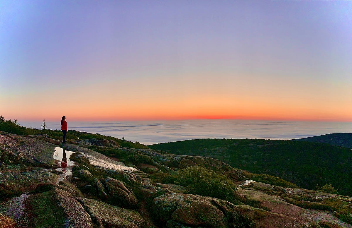 Sunrise at Cadillac Mountain