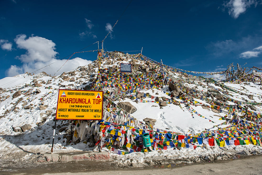 Khardung La is the second-highest motorable pass in the country