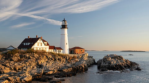The Portland Head Light lighthouse