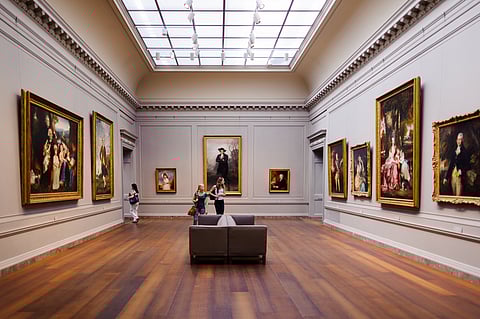 The National Gallery of Art is among the largest museums in the US