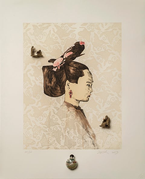 Hung Liu's "La Ran-Butterfly" at the National Museum of Women in the Arts