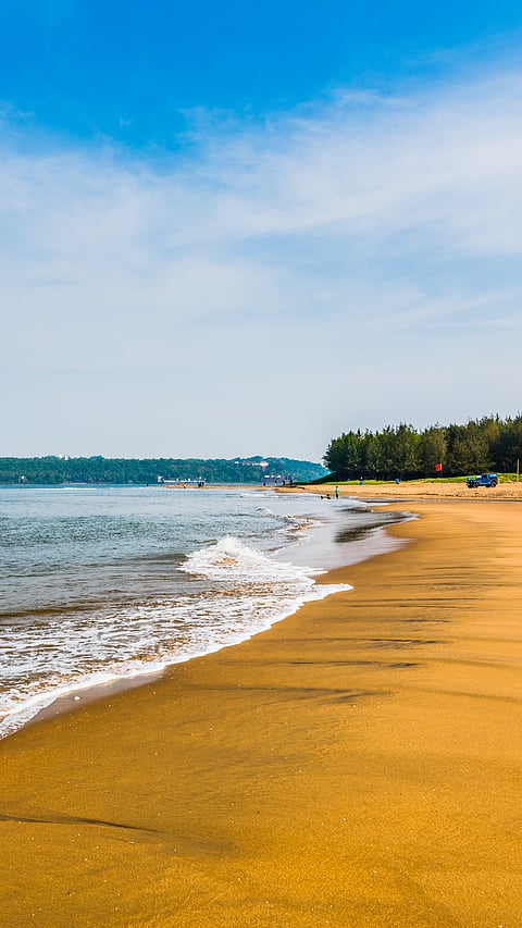 A tranquil view of the Miramar Beach