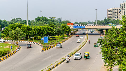 Delhi's Inner Ring Road covers 55 kilometres and is signal-free except for a small number of crossings
