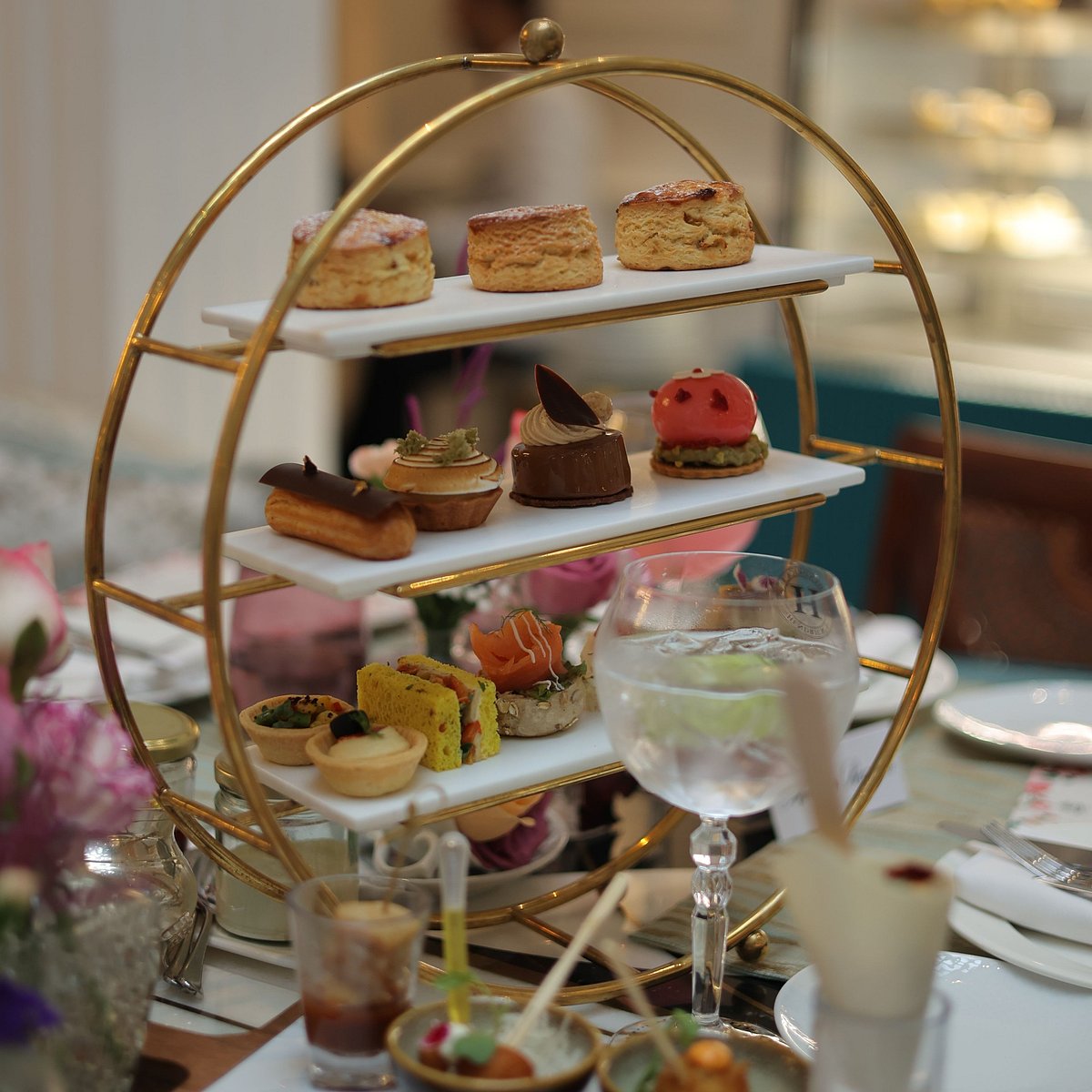 A buffet at high tea