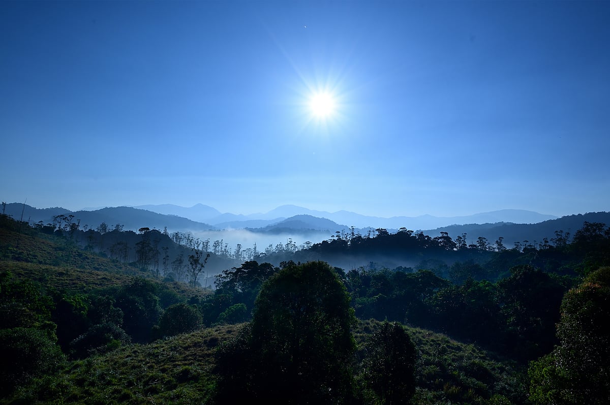 A scenic shot from a viewpoint in Gavi