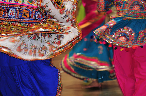 Garba is a form of Gujarati dance