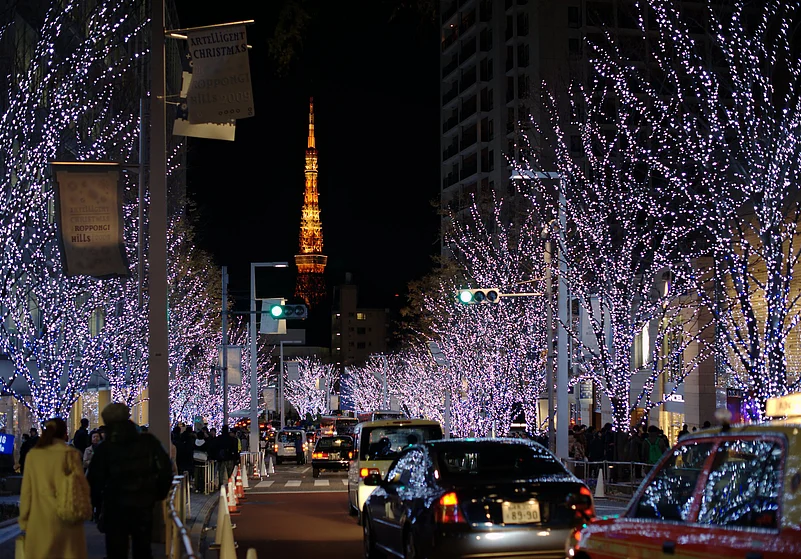Roppongi Hills and Tokyo Tower