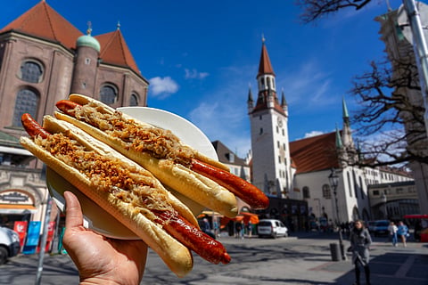 To experience Munich's street food scene at its best head to the Viktualienmarkt