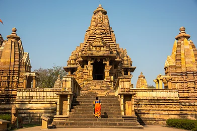 Shutterstock : The Khajuraho Group of Monuments are a group of Hindu and Jain temples in Chhatarpur district, Madhya Pradesh