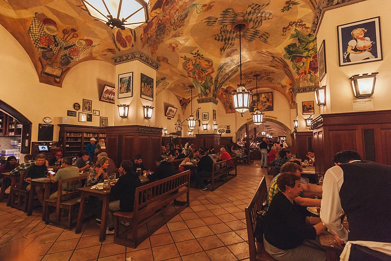 The legendary Hofbräuhaus is a must-see on any trip to Munich