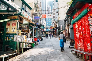 Shutterstock : Old Town Central In Hong Kong