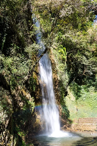 Shutterstock : A view of the Tiger Falls near Dehradun