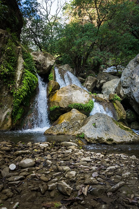 A view of the Shikhar Falls