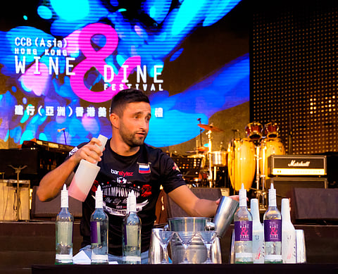 Renowned bartender Alexander Shtifanov at the 2017 Hong Kong Wine and Dine Festival