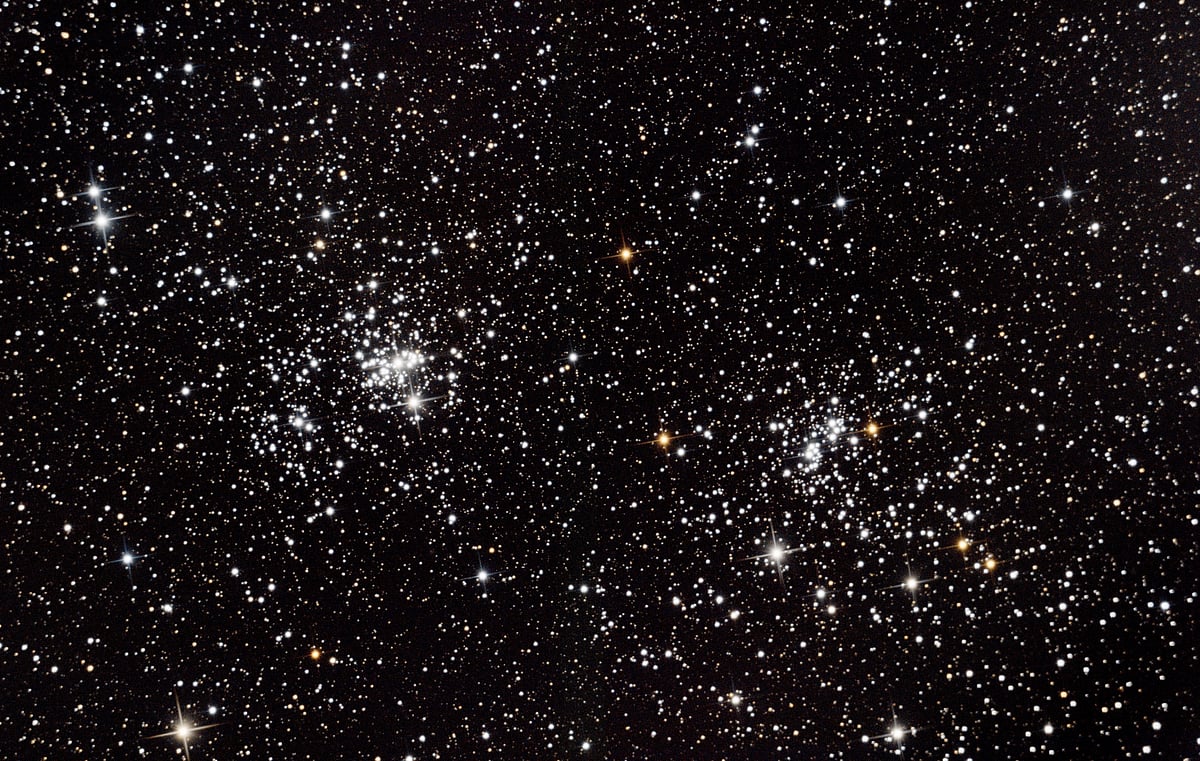 A shot of the Perseus Double Cluster 
